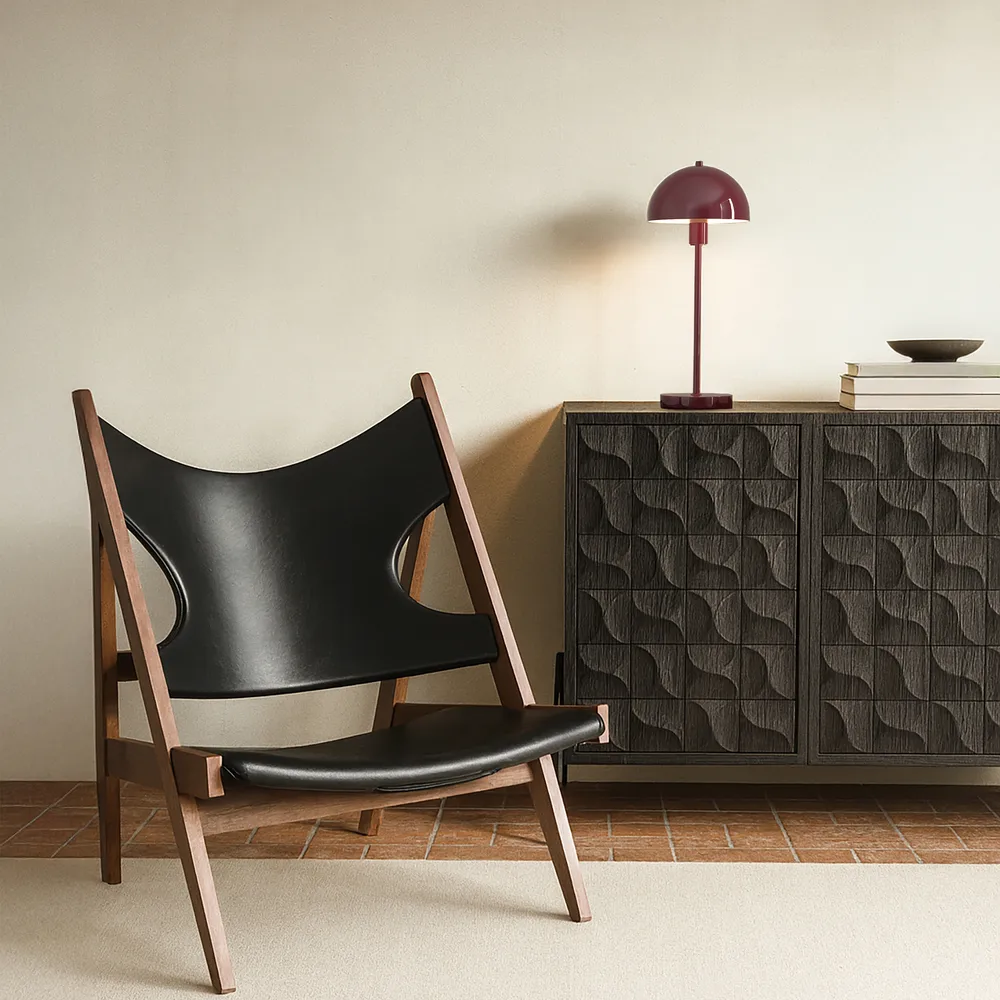 Vienda table lamp, Valentine red Herstal