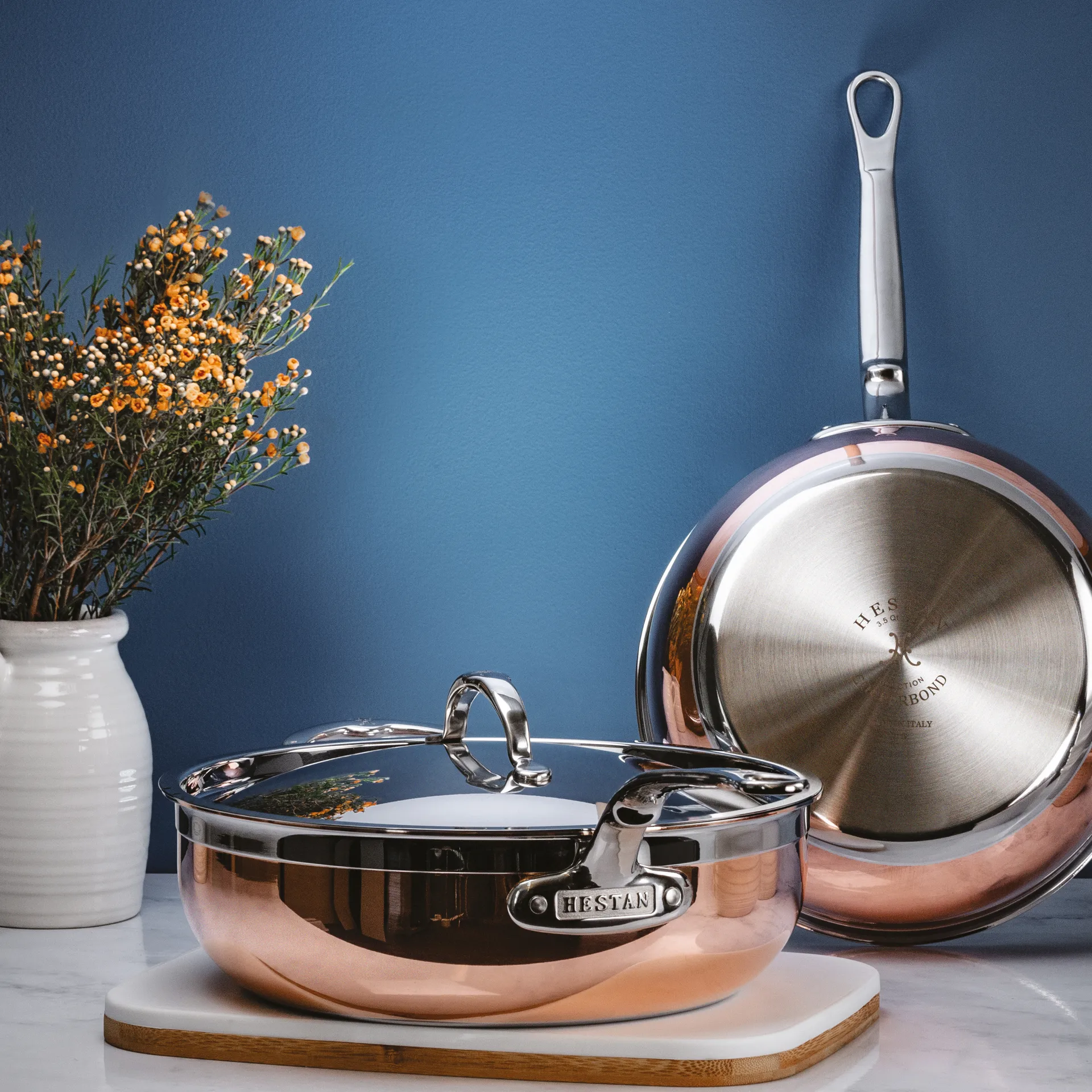 Hestan Copperbond essential sauté pan Ø24 cm, Copper Hestan