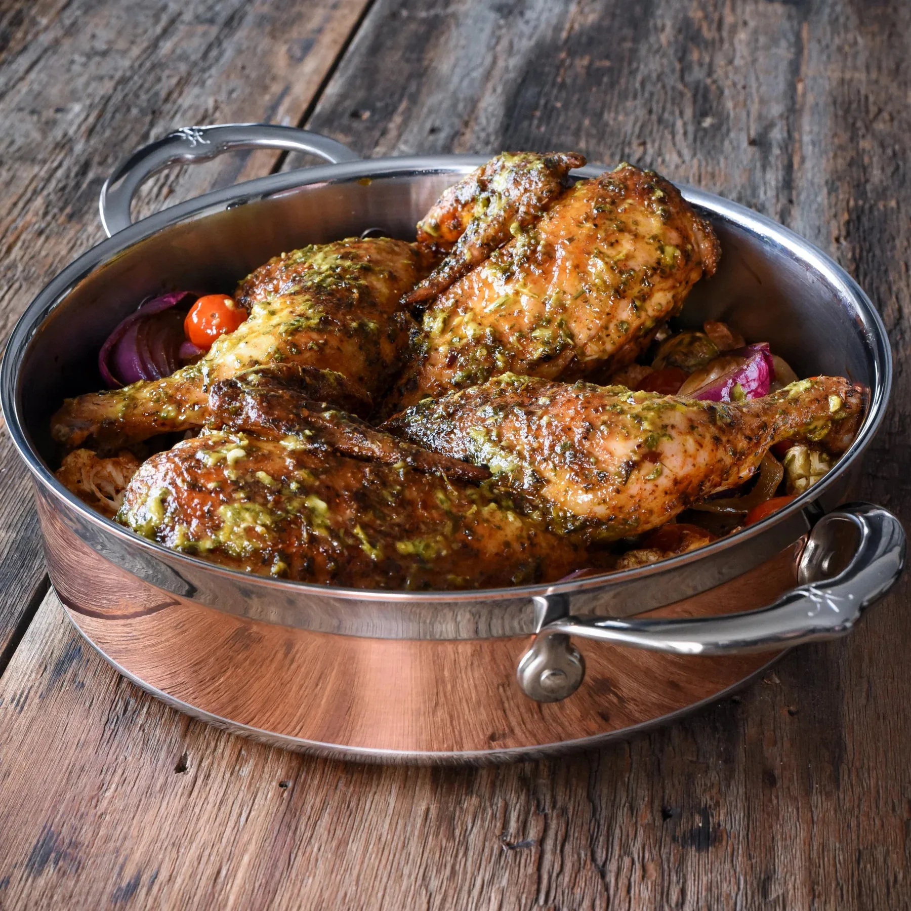 Hestan Copperbond Sauté pan with lid, 3,3 L Hestan