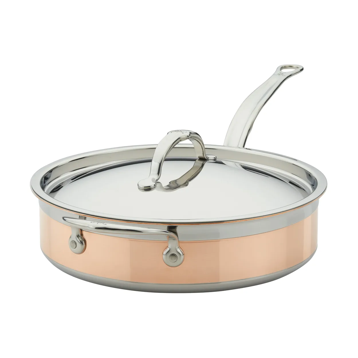 Hestan Copperbond sauteuse 26 cm Copper | Scandinavian Design | Saucier & sauté pans | Brown