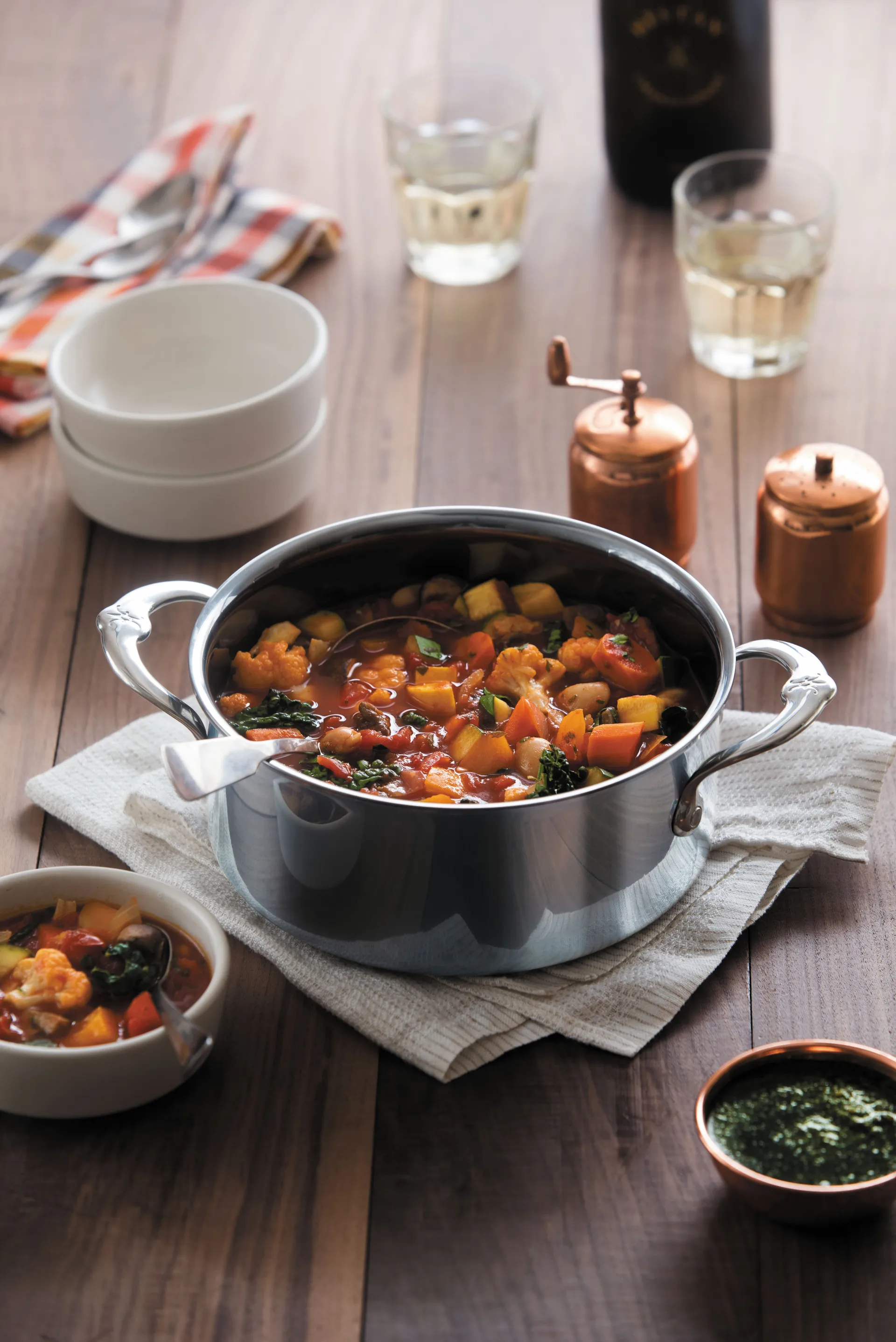 Hestan Nanobond pot with lid 7.6 L, Stainless steel Hestan