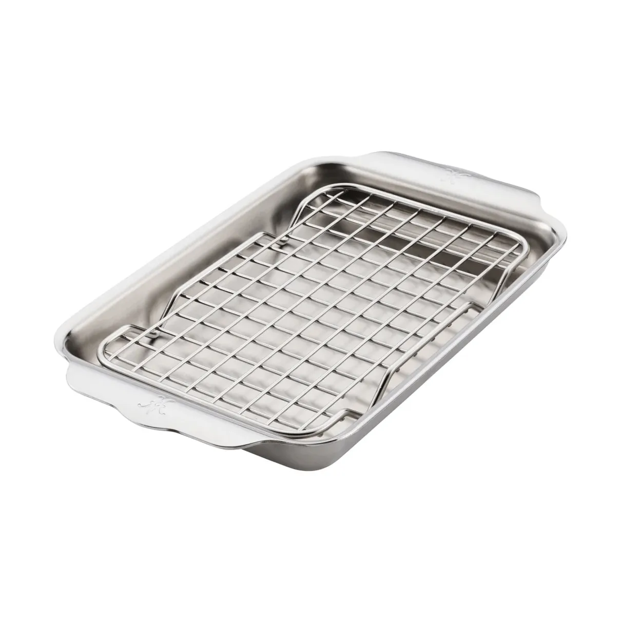 Hestan Ovenbond baking tray with cooling rack, Stainless steel, 16.8x28.8 cm Hestan