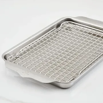 Hestan OvenBond sauté pan with oven rack - Stainless steel, 24x39 cm - Hestan