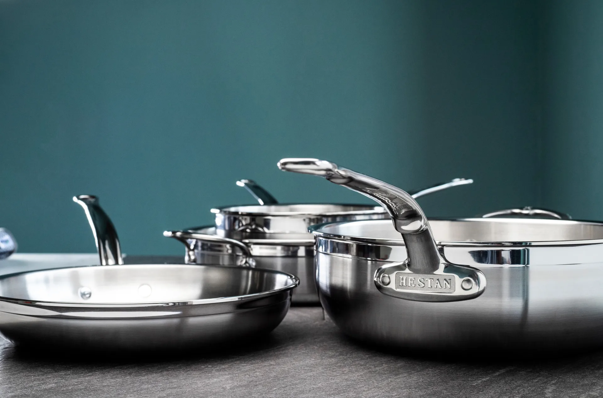 Hestan Probond pot and frying pan set, 10 pieces Hestan