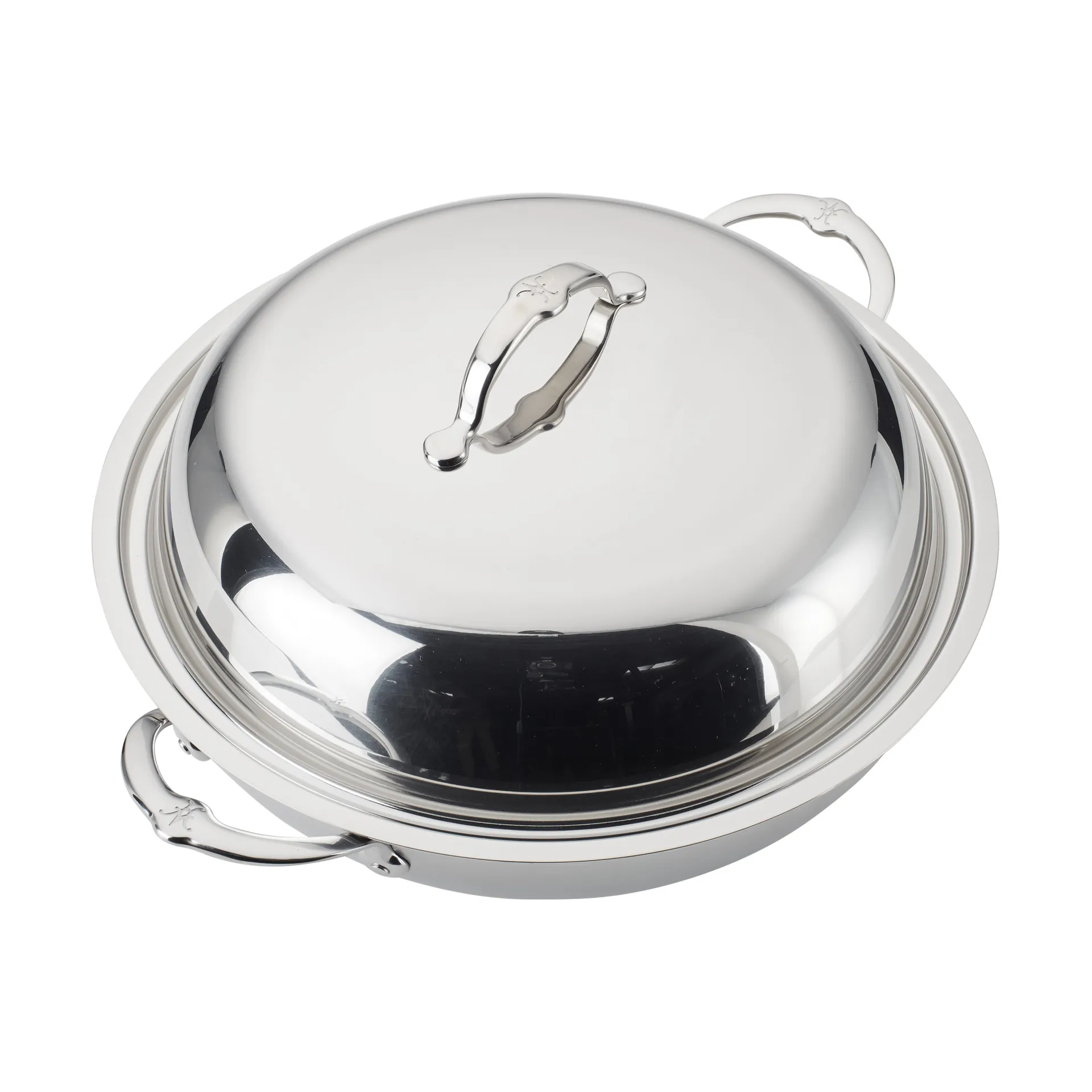 Hestan Probond wok with lid 36 cm, Stainless steel Hestan
