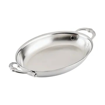 Hestan Provisions gratin dish - Stainless steel, oval, 42.5x33.5 cm - Hestan