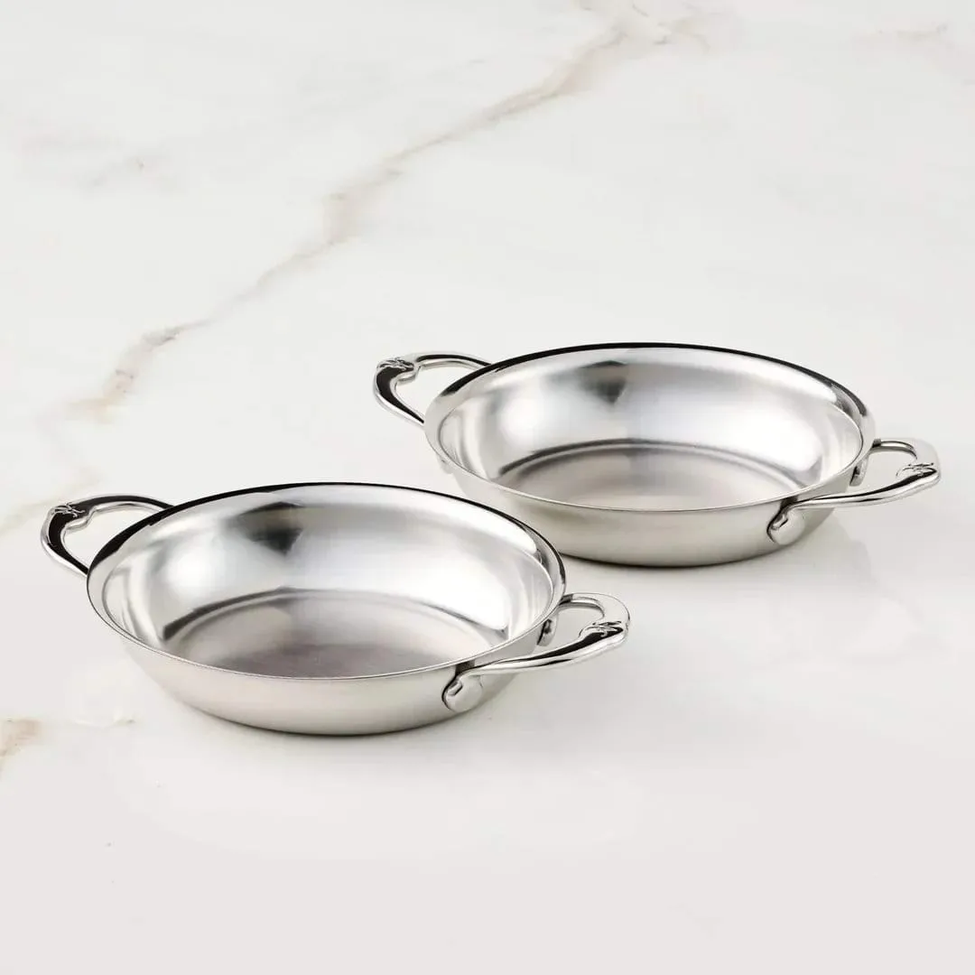 Hestan Provisions oval gratin dish, Mini, open, 2-pack, 17 cm Hestan