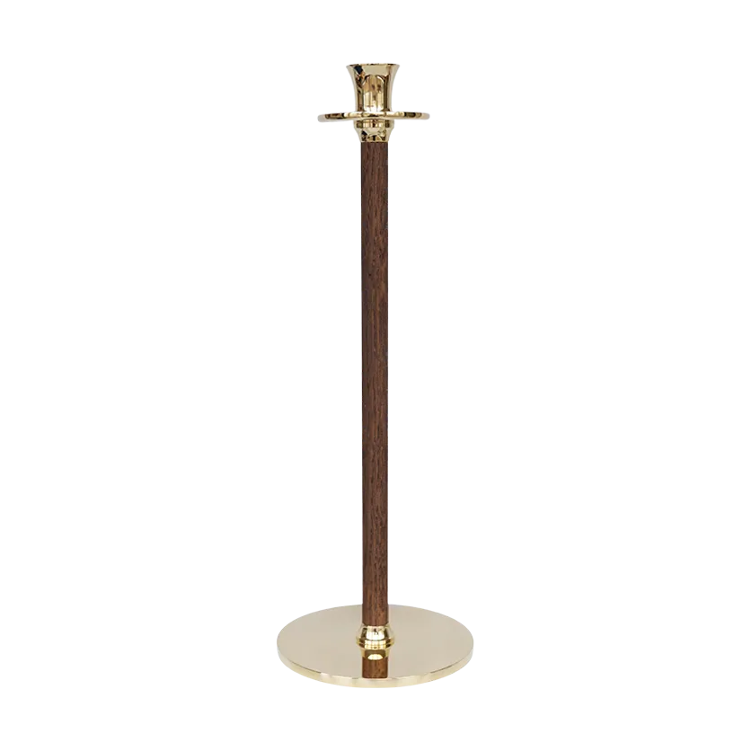 Alto Basso candle holder 30 cm, Brass Hilke Collection