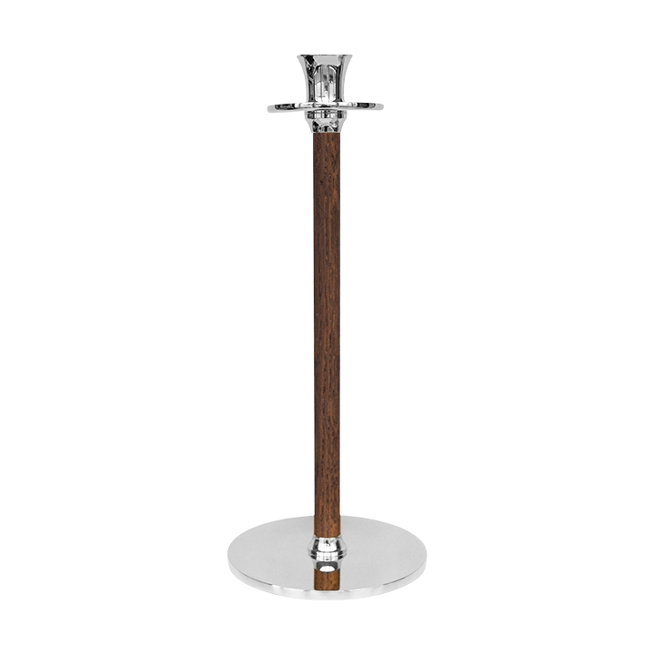 Hilke Collection Alto Basso candle holder 30 cm Nickel-plated brass