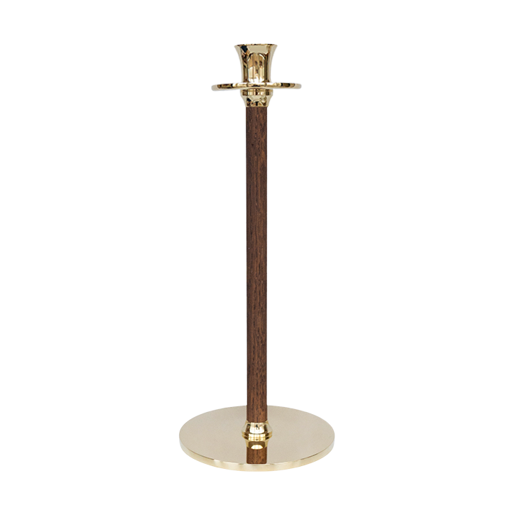 Hilke Collection Alto Basso candle holder 35 cm Brass