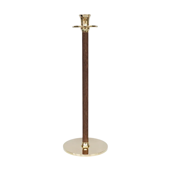 Alto Basso candle holder 35 cm - Brass - Hilke Collection