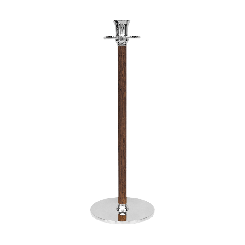 Hilke Collection Alto Basso candle holder 35 cm Nickel-plated brass