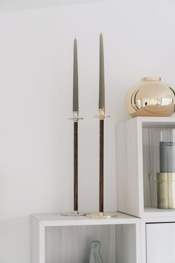Alto Basso candle sticks - Nickel-plated brass - Hilke Collection
