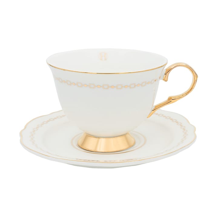 Anima Bianco cup with saucer - 22 cl - Hilke Collection