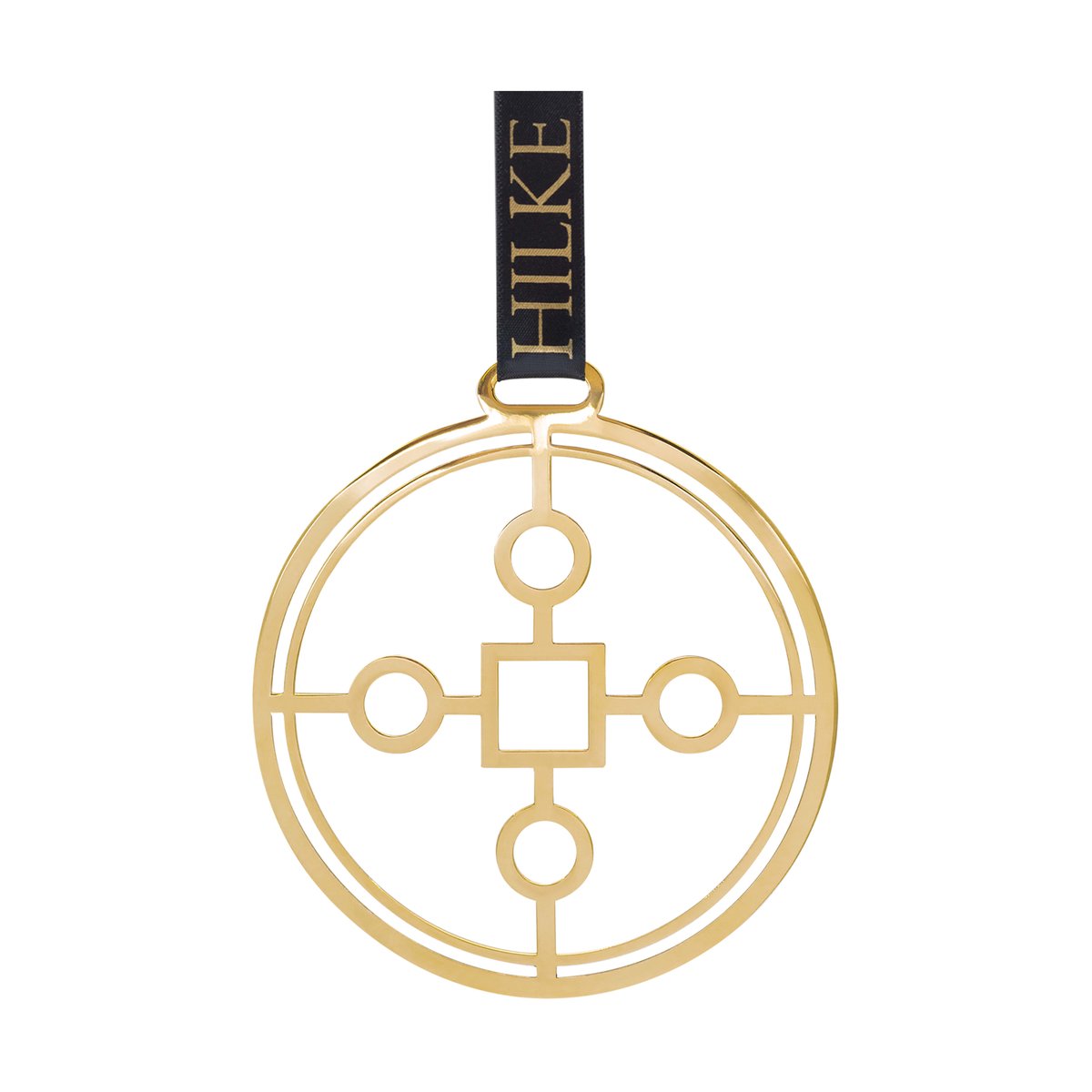 Hilke Collection Anima Gemella 1 tree ornament Brass