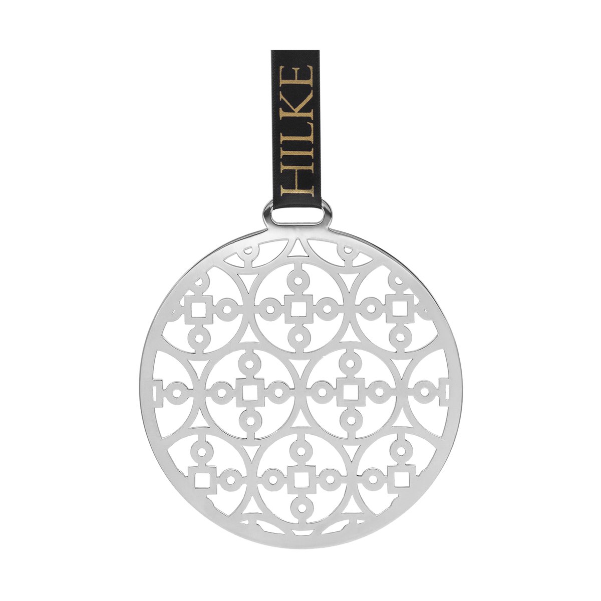 Hilke Collection Anima Gemella 2 tree ornament Nickel-plated brass