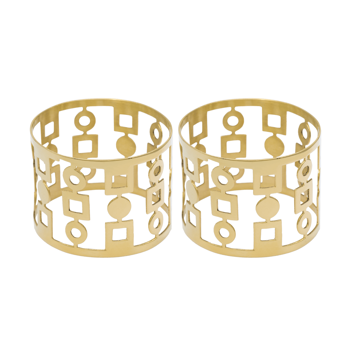 Hilke Collection Anima napkin ring 2-pack Brass