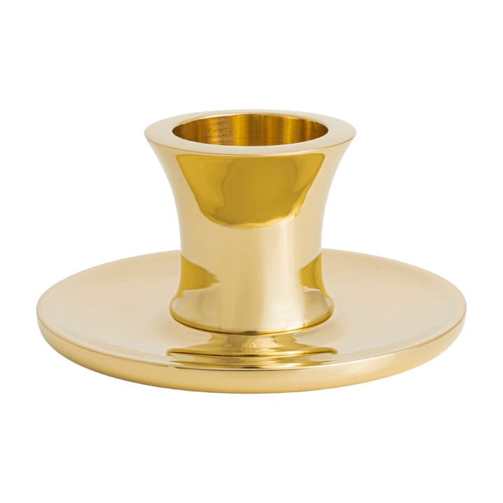 Basso low candle sticks - Solid brass - Hilke Collection