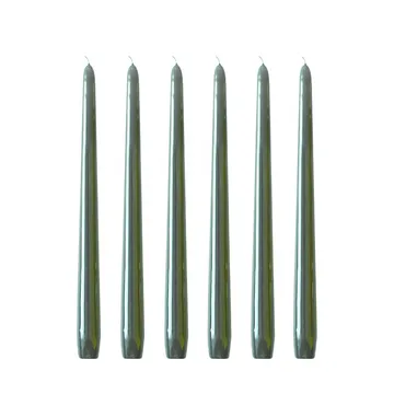 Herrgårdsljus candles 30 cm 6-pack  - Antique green - Hilke Collection