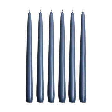 Herrgårdsljus candles 30 cm 6-pack  - Blue-grey - Hilke Collection
