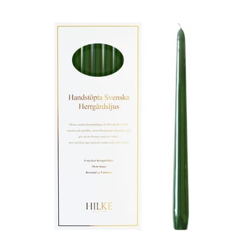 Herrgårdsljus candles 30 cm 6-pack  - Dark green - Hilke Collection