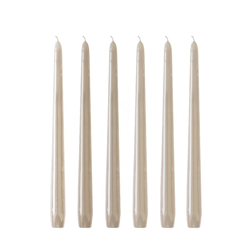 Hilke Collection Herrgårdsljus candles 30 cm 6-pack Light beige