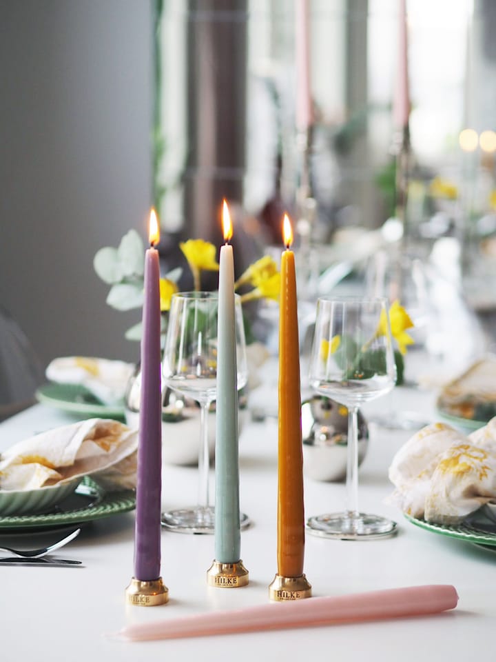 Herrgårdsljus candles 30 cm 6-pack , Mustard yellow Hilke Collection