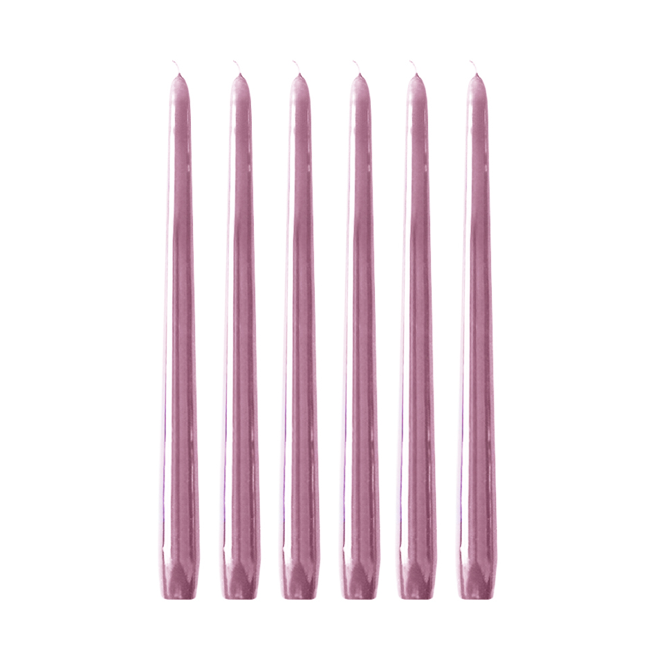 Hilke Collection Herrgårdsljus candles 30 cm 6-pack Old pink
