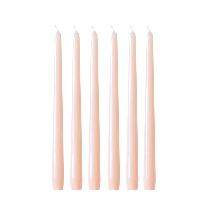 Hilke Collection Herrgårdsljus candles 30 cm 6-pack Pink glossy