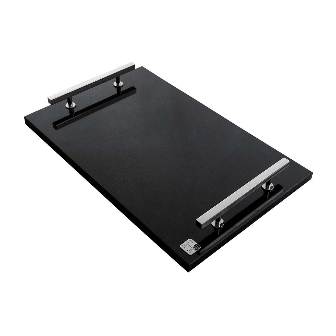 Hilke Collection Hilke Collection tray 40.5x25.5 cm Granite-nickle plated brass