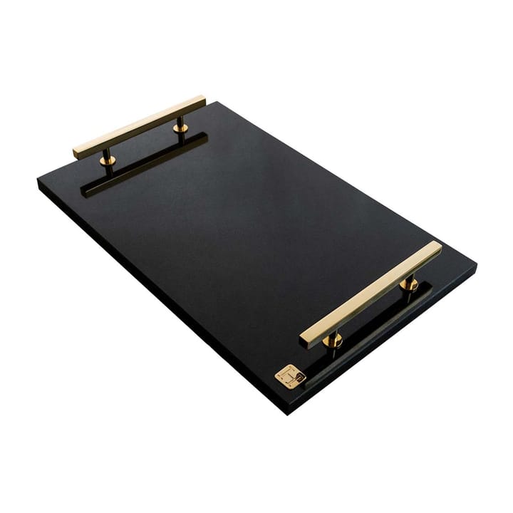 Hilke Collection tray 40.5x25.5 cm - Granite-solid brass - Hilke Collection