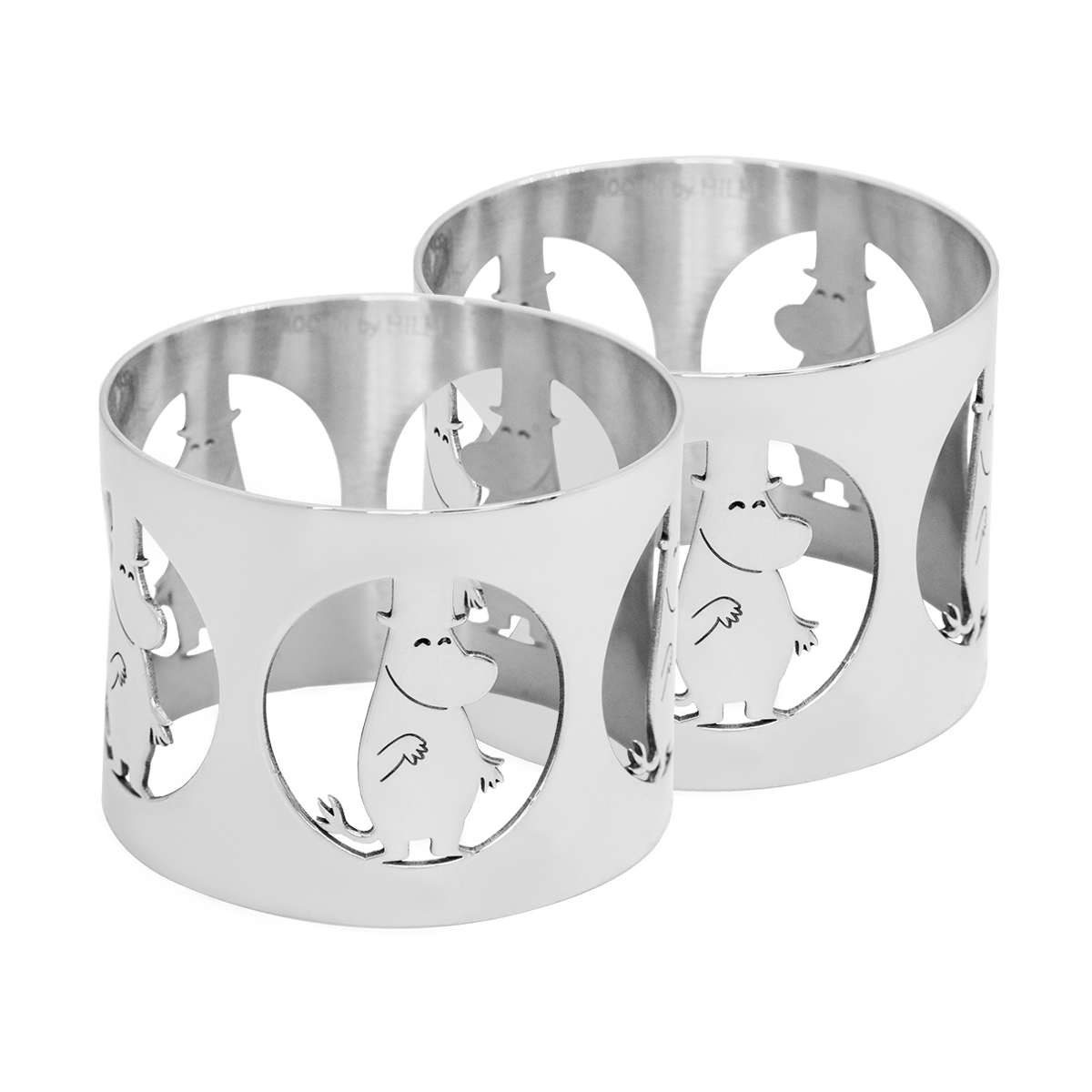Hilke Collection Hilke X Moomin napkin rings Moominpappa 2-pack Brass