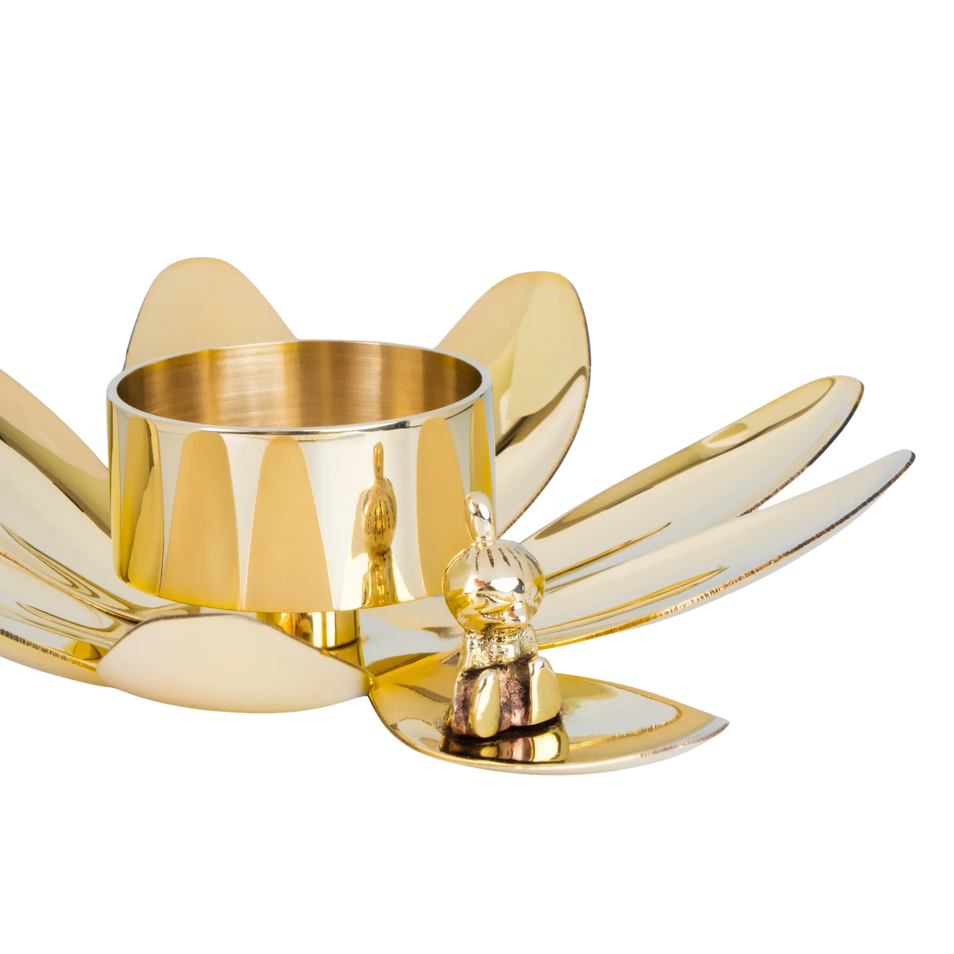 Hilke X Mumin Little My candle holder, Brass Hilke Collection