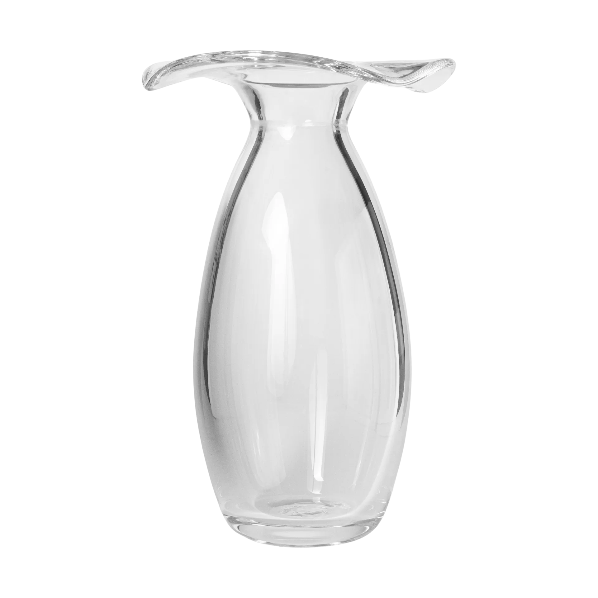 Hilke X Skruf Loto vase, Clear Hilke Collection