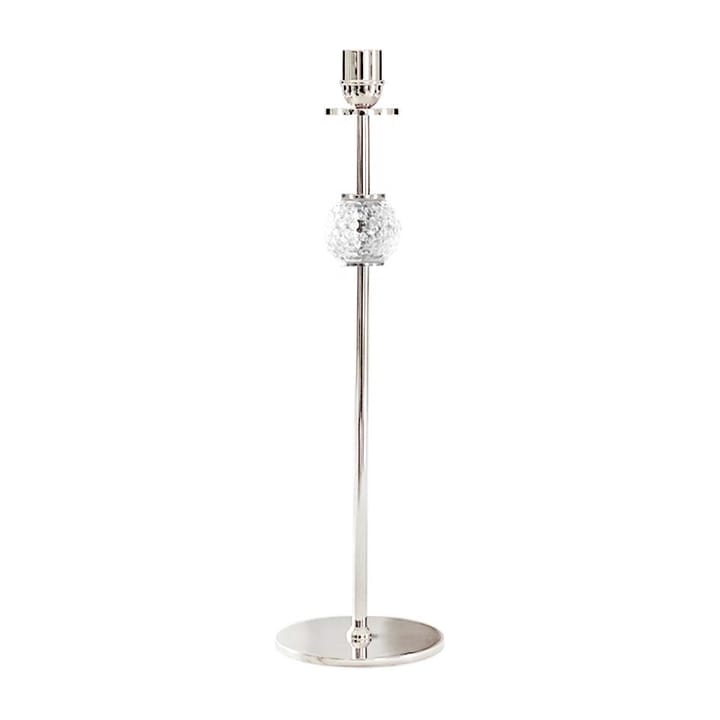 La Luna candle sticks 40 cm - Nickel-plated brass and glass - Hilke Collection
