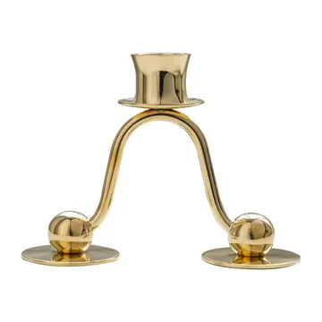 Lignano Sabbiadoro candlestick 1 - Brass - Hilke Collection