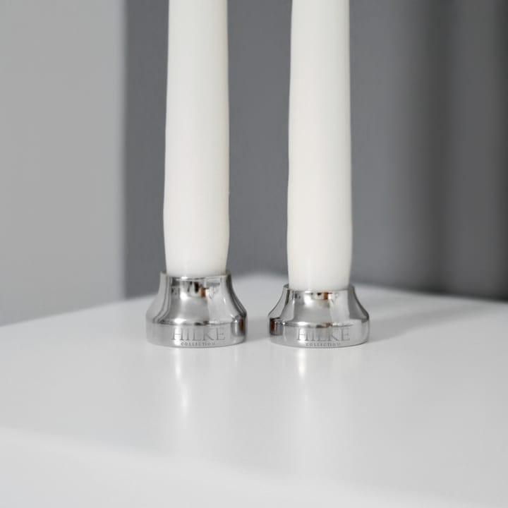 Piccolo no.2 candle sticks - Nickel-plated brass - Hilke Collection