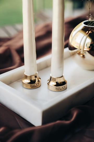 Piccolo no.2 candle sticks - Solid brass - Hilke Collection