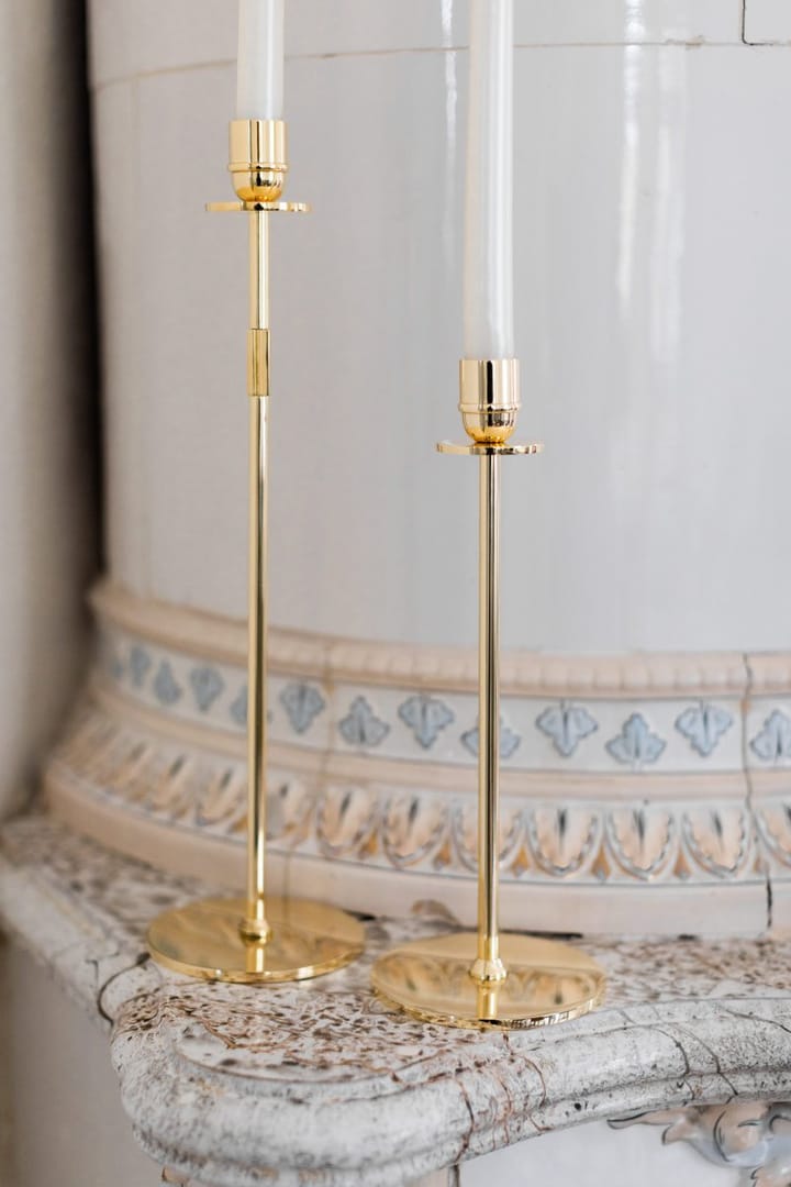 Tuti candle sticks 40 cm - Solid brass - Hilke Collection