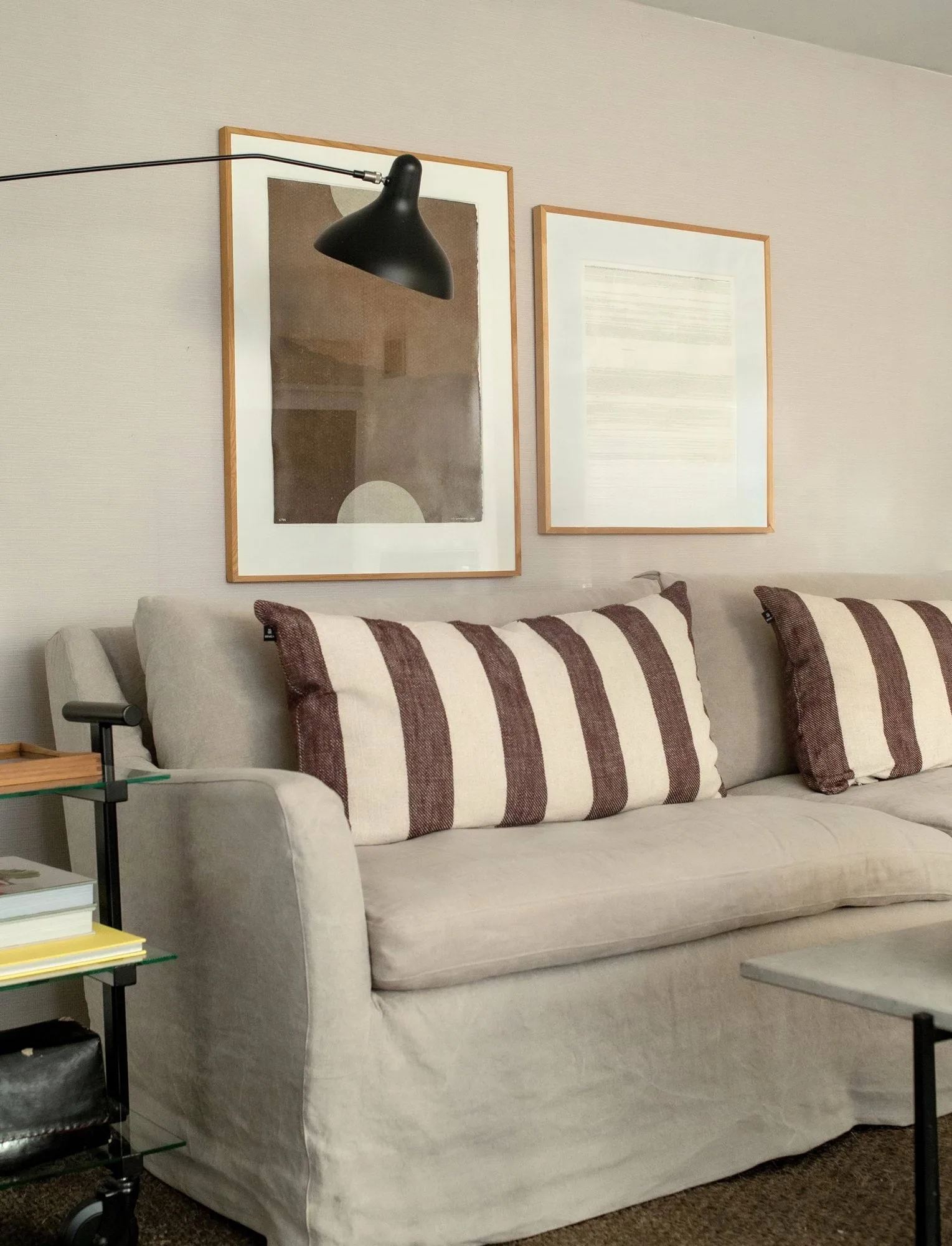 Aberdeen cushion cover, Burgundy, 50x90 cm Himla