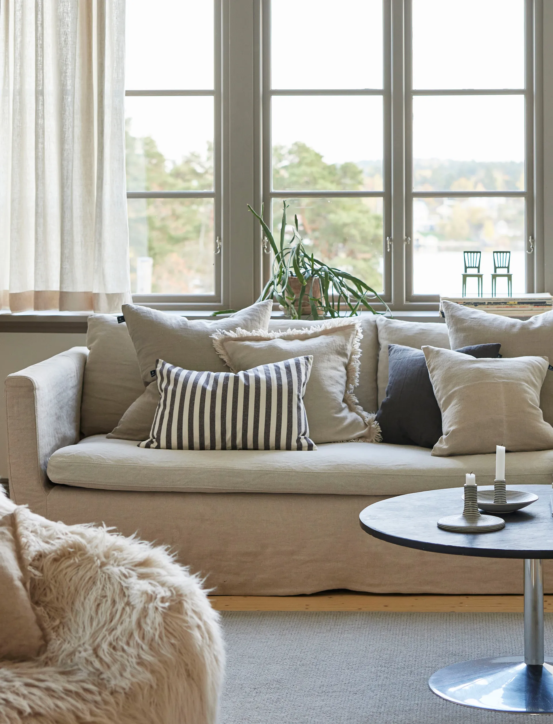 Bretagne cushion cover, Chocolate, 40x60 cm Himla