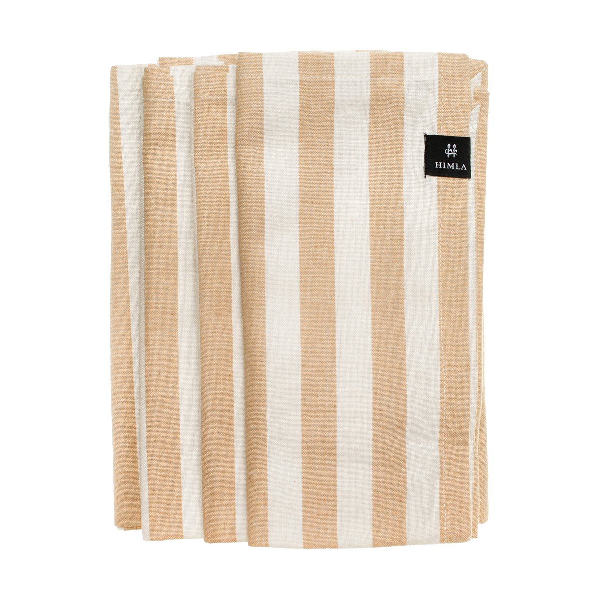 Himla Bretagne fabric napkin 50x50 cm 4-pack Wheat | Scandinavian Design | Linen & cotton napkins | Beige