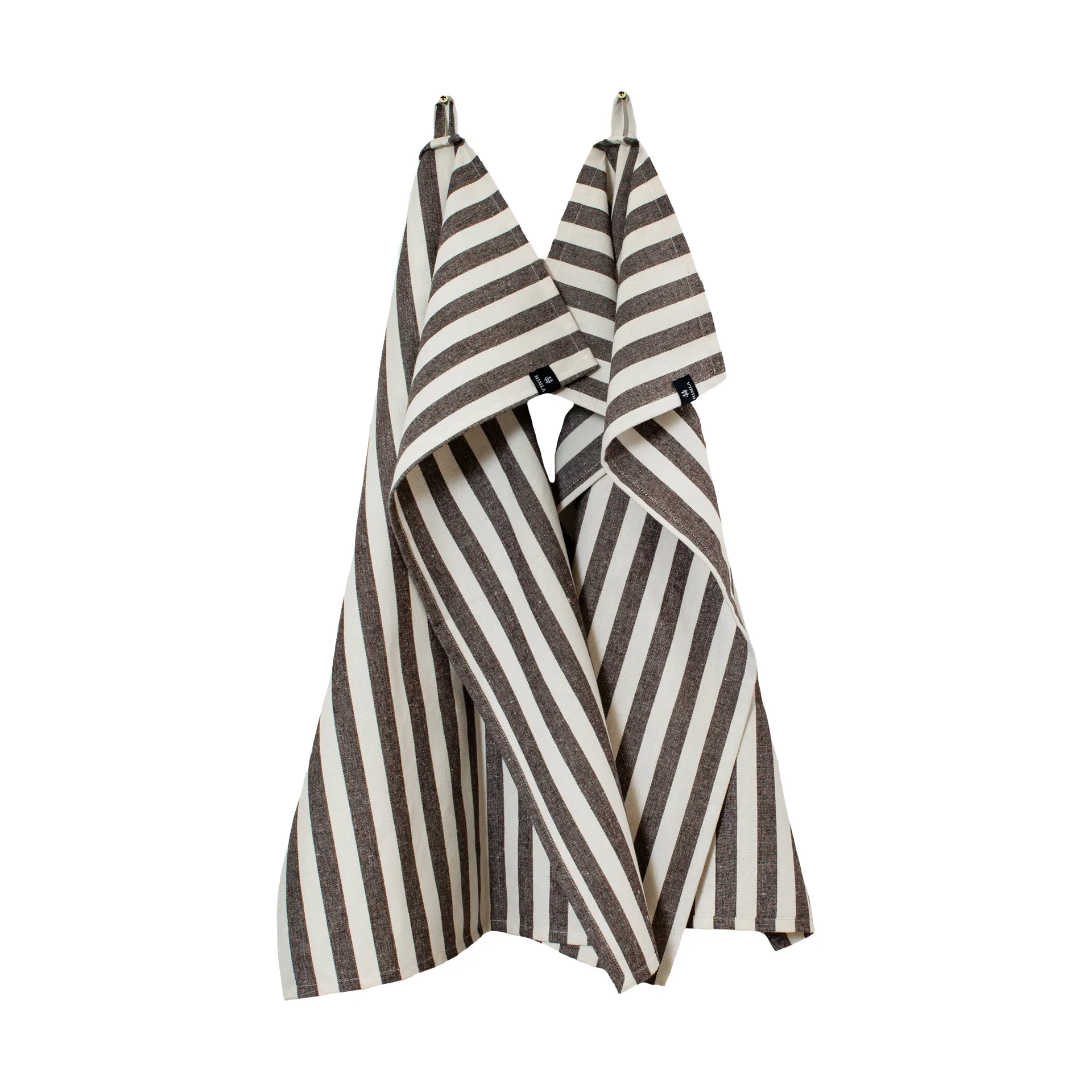 Bretagne kitchen towel 50x70 cm 2-pack, Chocolate Himla