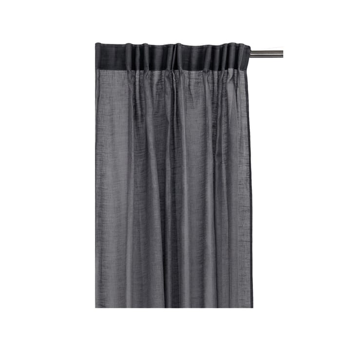 Dalsland curtain - Charcoal, pleat band and channel - Himla