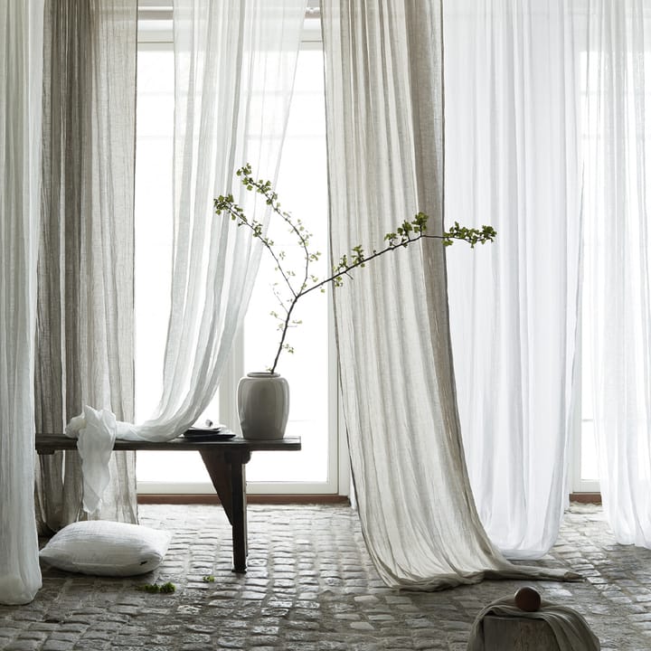 Dalsland curtain - Charcoal, pleat band and channel - Himla