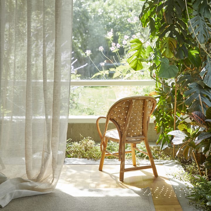 Dalsland curtain - Charcoal, pleat band and channel - Himla