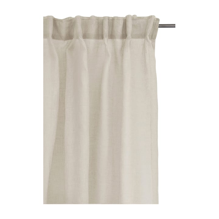 Dalsland curtain with heading tape and channel - Oatmeal - Himla
