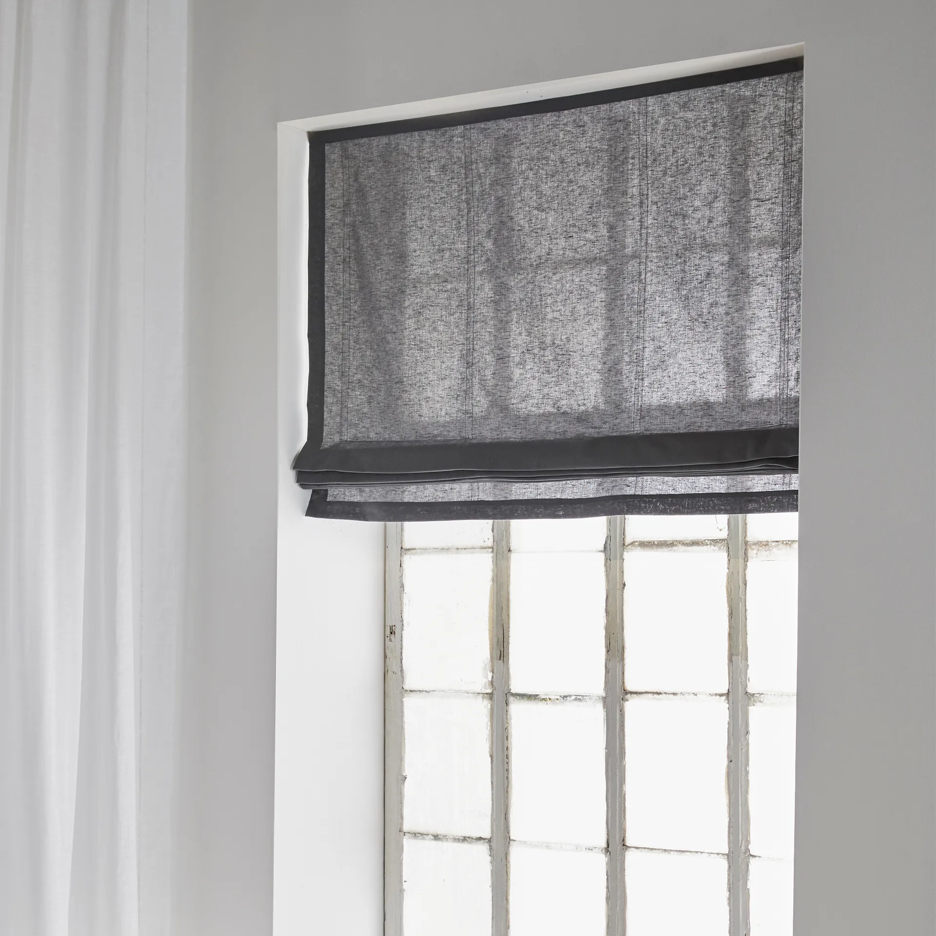 Ebba blind 100x180 cm, Pencil (grey) Himla