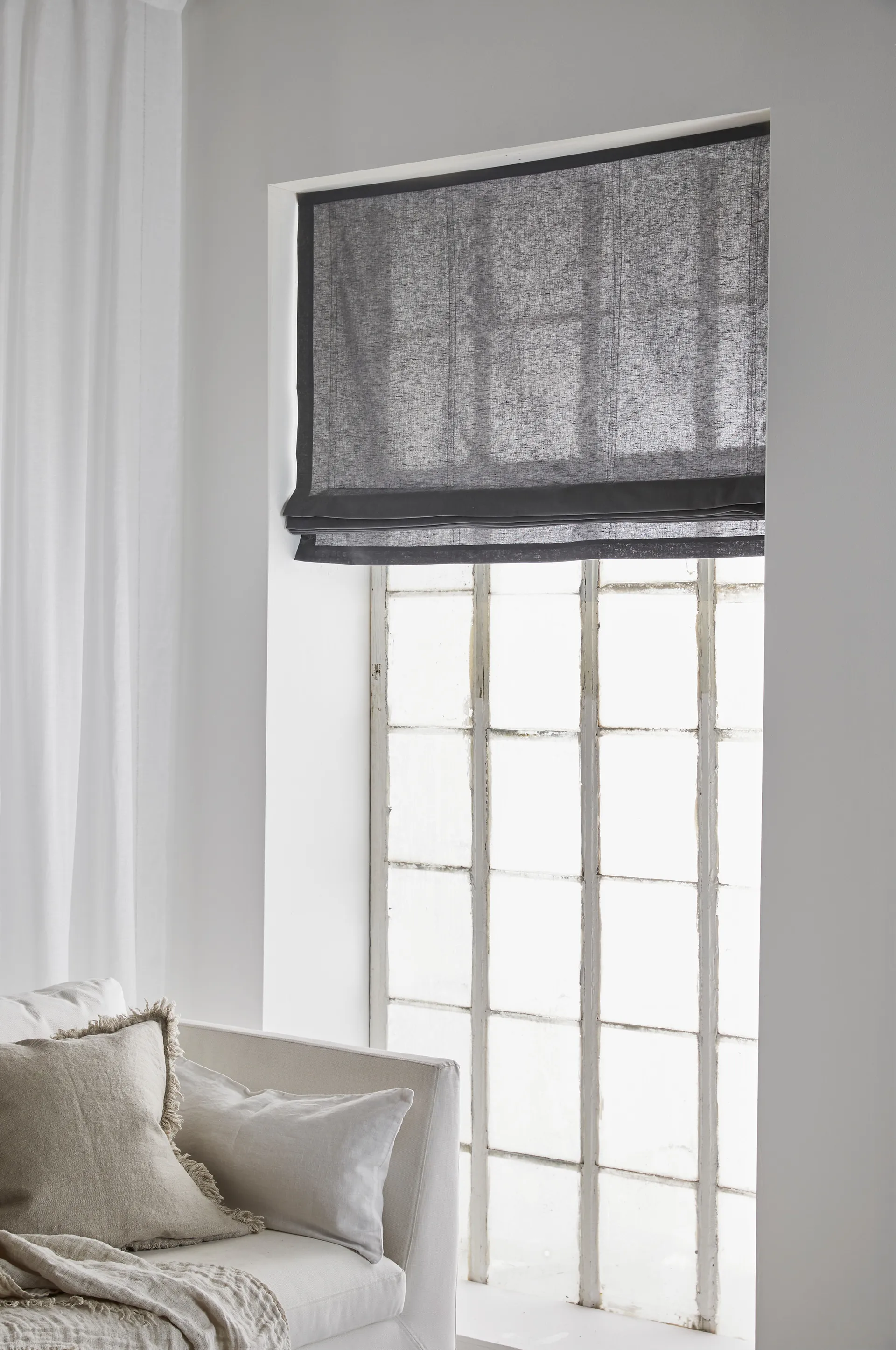 Ebba blind 160x180 cm, Pencil (grey) Himla