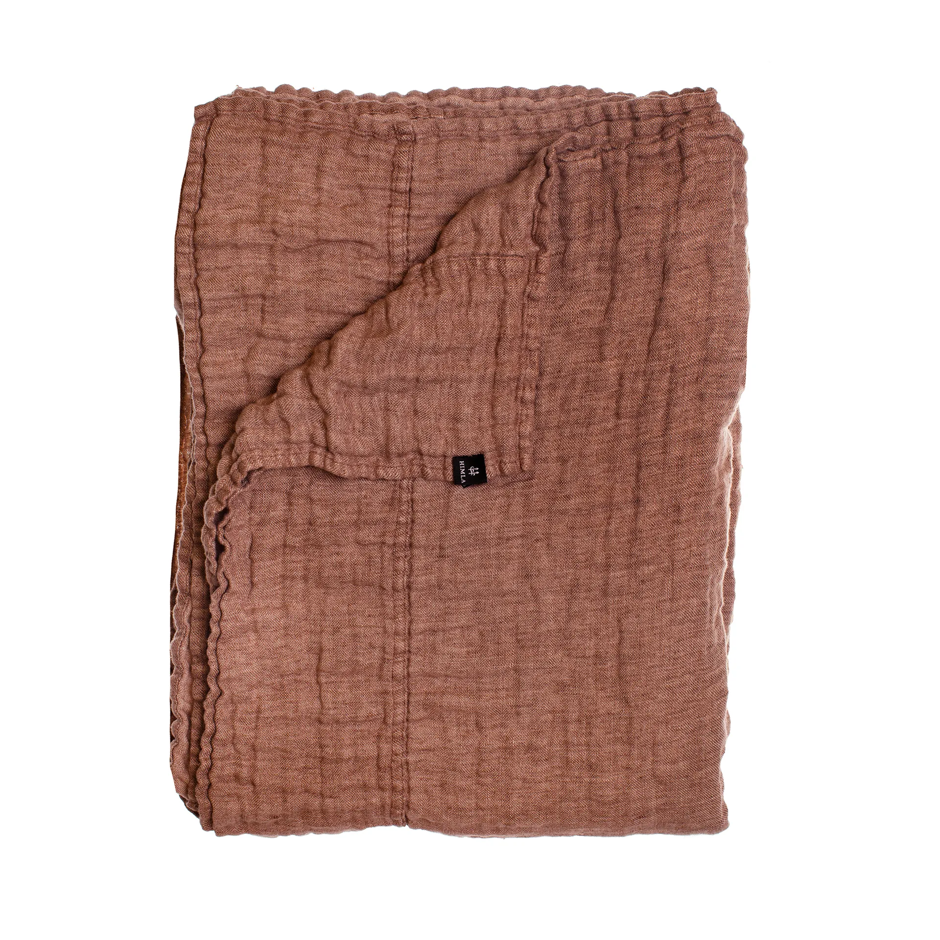 Hannelin bedspread rust 'n rose (brown), 260x260 Himla